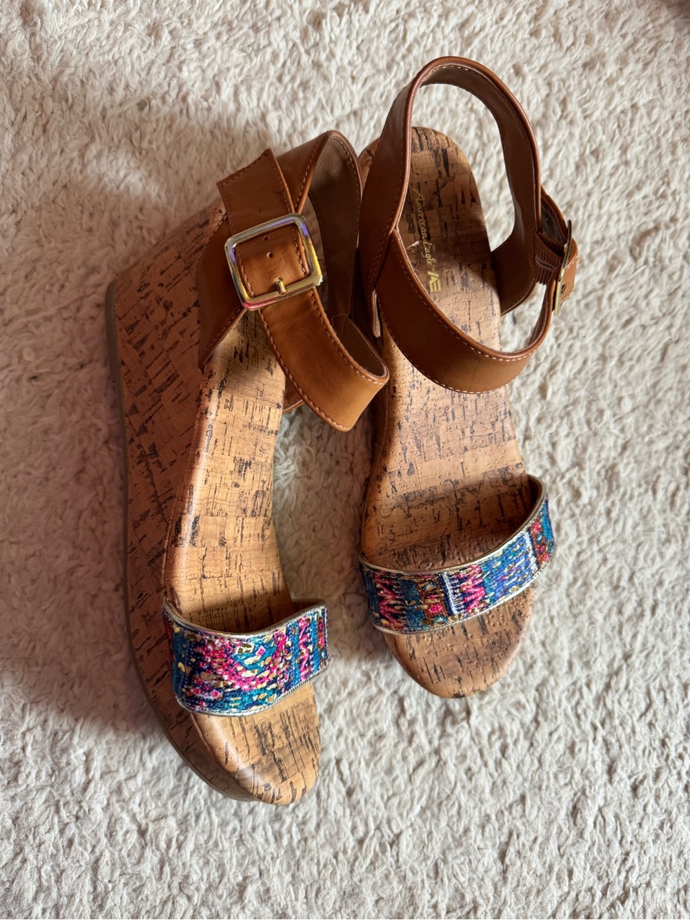American eagle wedge sandals